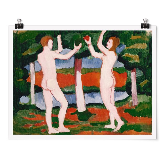 Schöne Wandbilder August Macke - Adam und Eva