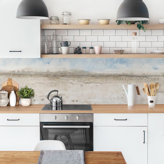 Küchenrückwand abstrakt Horizont-Kante I