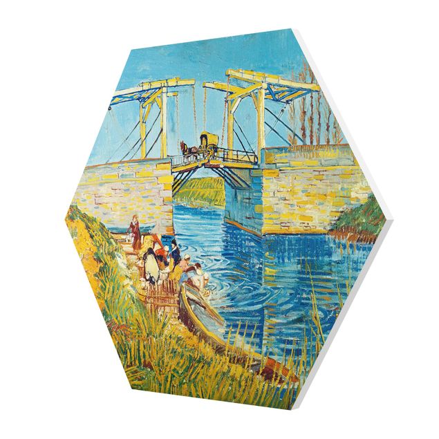 Schöne Wandbilder Vincent van Gogh - Zugbrücke in Arles