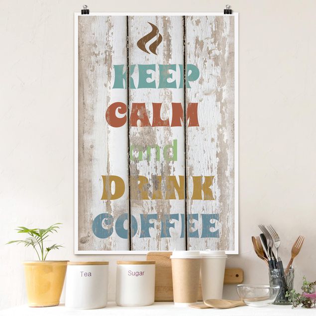 Sprüche Poster No.RS184 Drink Coffee