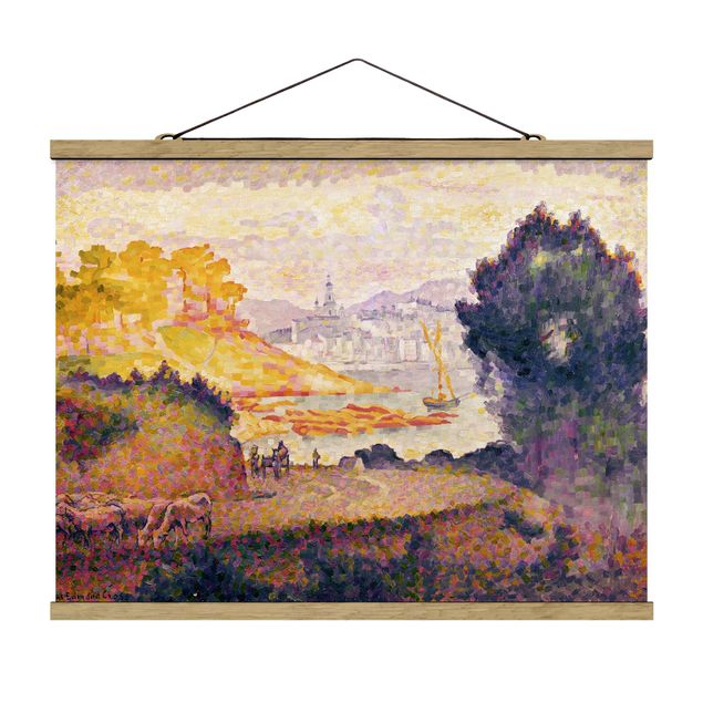Wandbilder Henri Edmond Cross - Aussicht auf Menton