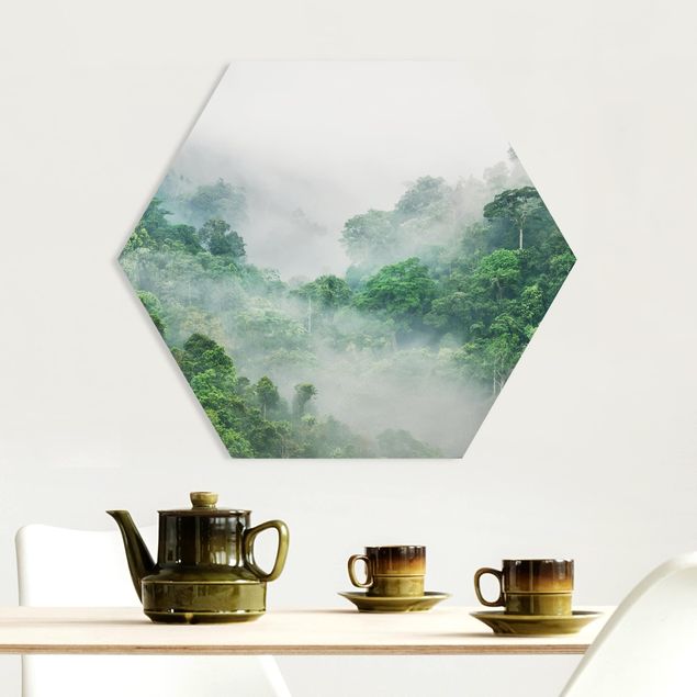 Bilder für die Wand Dschungel im Nebel