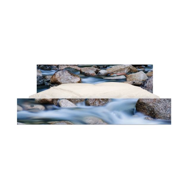 Blaue selbstklebende Folie Fluss in Kanada