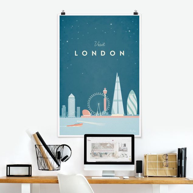 Poster Illustration Reiseposter - London