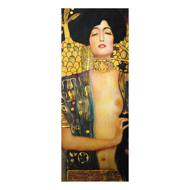 Glasbilder Gustav Klimt - Judith I