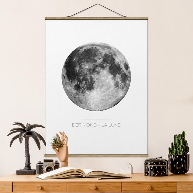 Bilder für die Wand Der Mond - La Lune