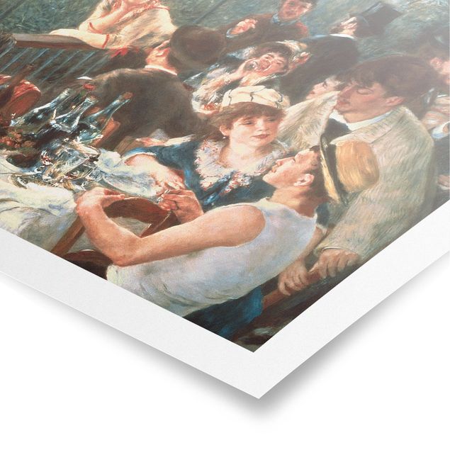 Poster - Auguste Renoir - Das Frühstück der Ruderer - Querformat 2:3