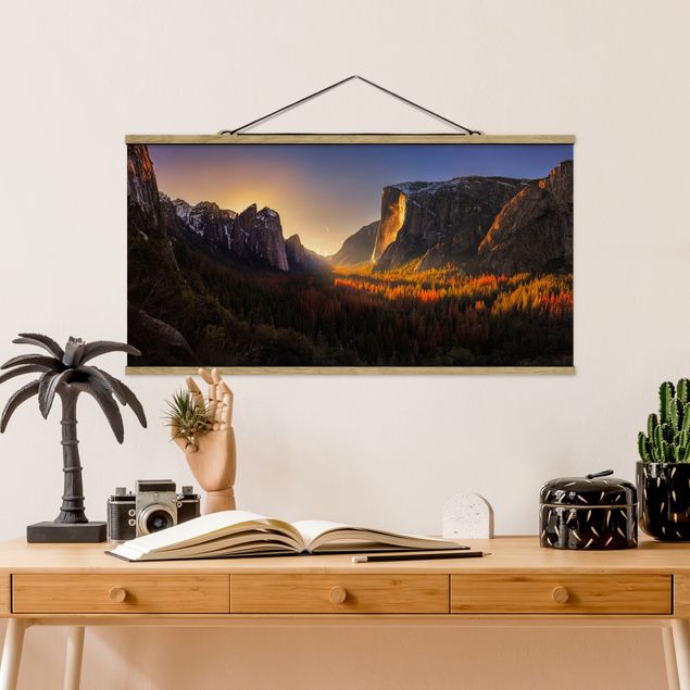 Bilder für die Wand Sonnenuntergang im Yosemite