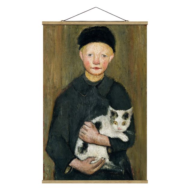 Schöne Wandbilder Paula Modersohn-Becker - Knabe mit Katze