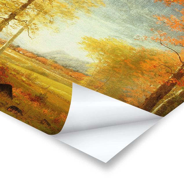 Kunstdrucke Albert Bierstadt - Herbst in Oneida County, New York