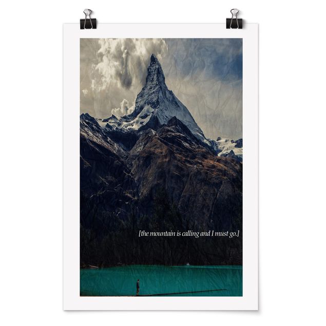 Poster kaufen Lyrische Landschaften - Berg