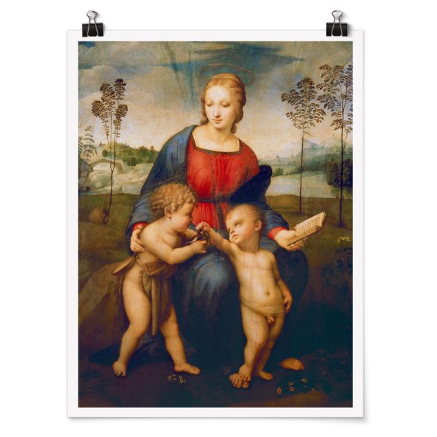 Poster - Raffael - Die Madonna - Hochformat 3:4