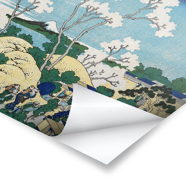 Wandbilder Kunstdruck Katsushika Hokusai - Der Fuji von Gotenyama