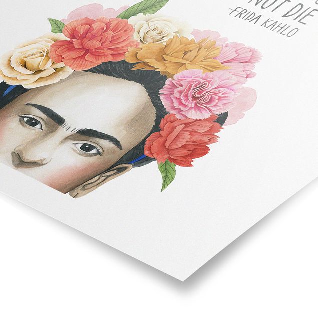 Bilder für die Wand Fridas Gedanken - Blumen