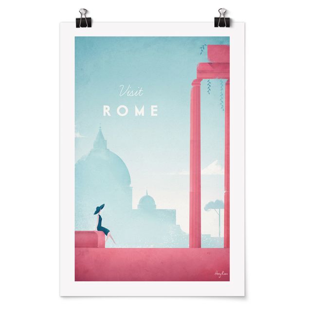 Poster Städte Reiseposter - Rom