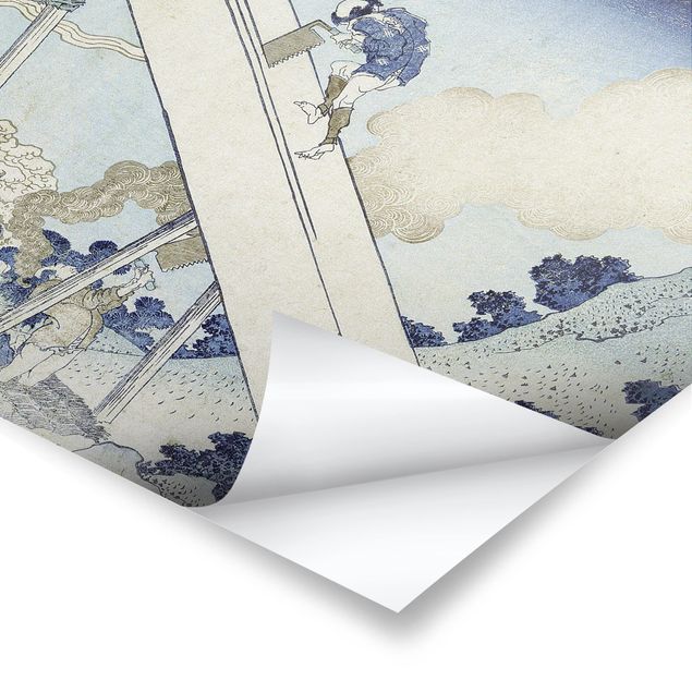 Kunstkopie Katsushika Hokusai - In den Totomi Bergen