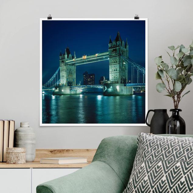 Poster - Tower Bridge - Quadrat 1:1