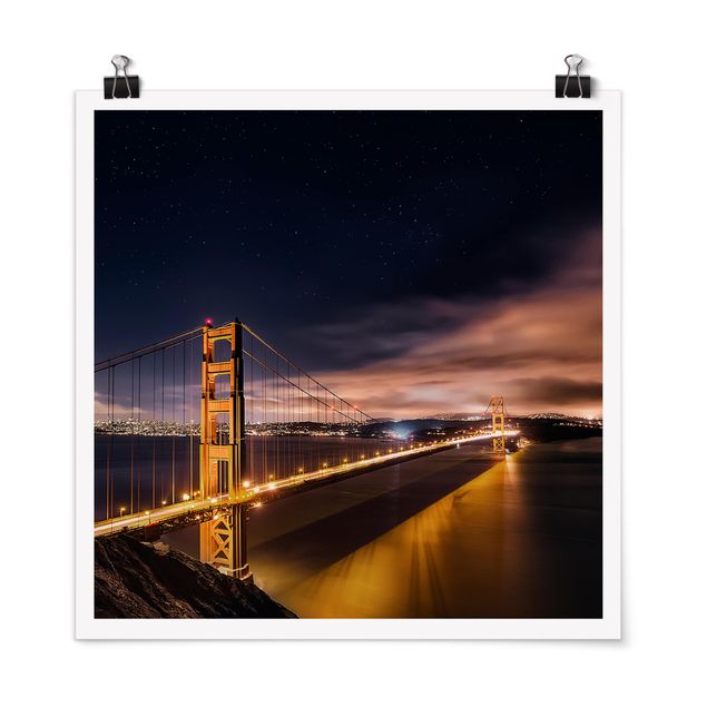 Poster bestellen Golden Gate to Stars