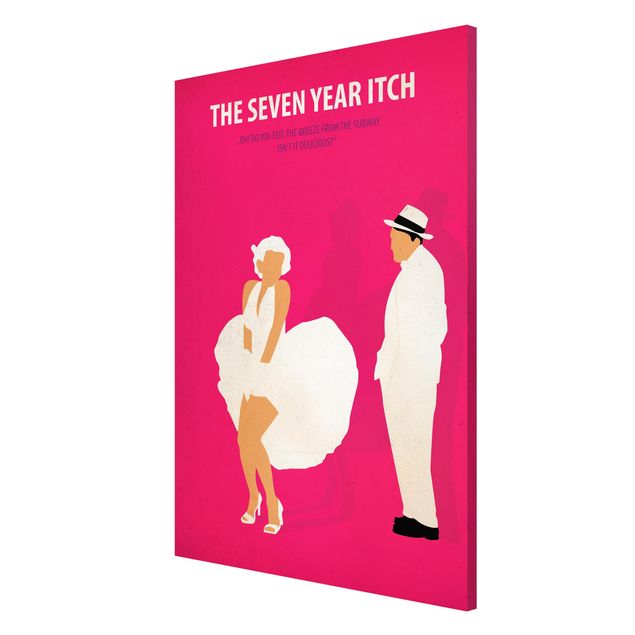 Magnettafel Filmposter The seven year itch