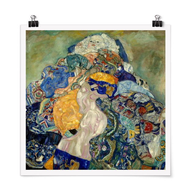 Klimt Gemälde Gustav Klimt - Baby (Wiege)