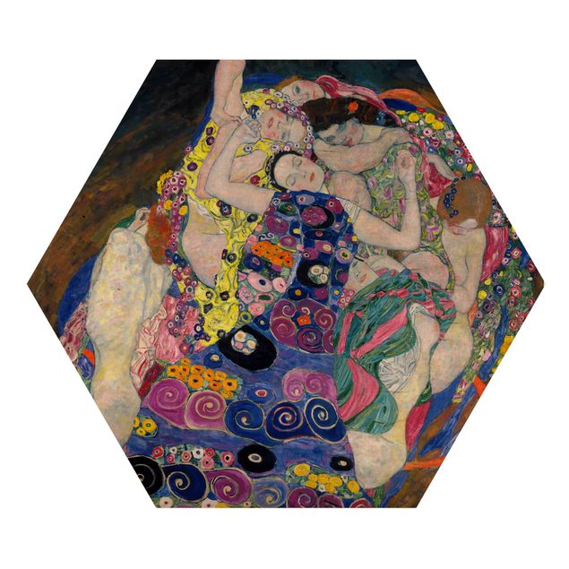 Wandbilder Kunstdruck Gustav Klimt - Die Jungfrau