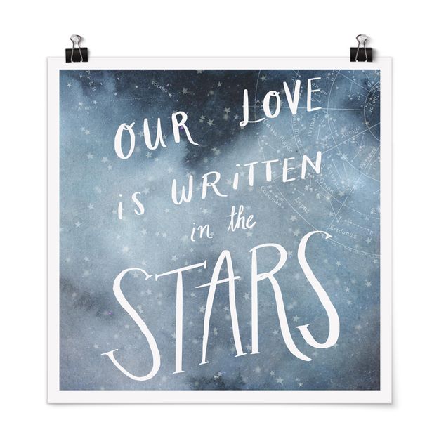 Schöne Wandbilder Himmlische Liebe - Sterne