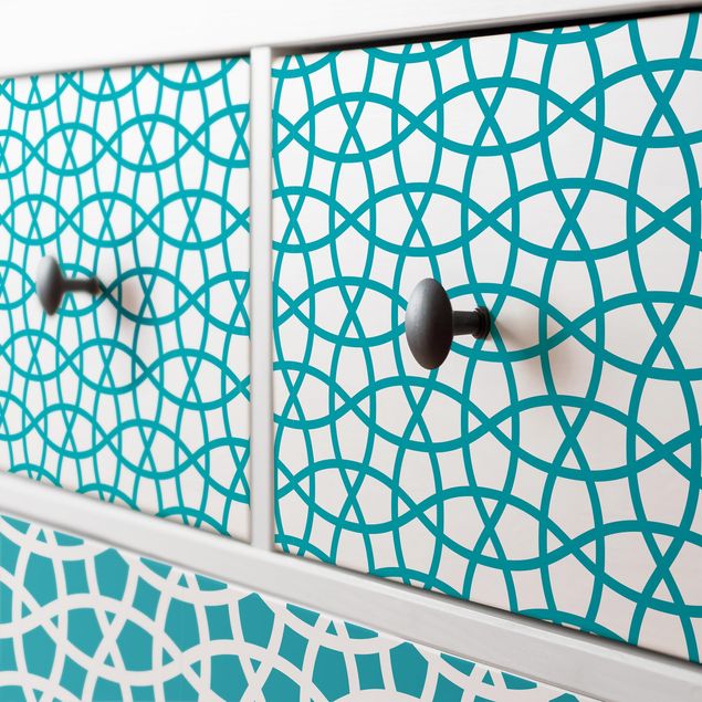 Möbelfolie matt 2 marokkanische Mosaik Muster