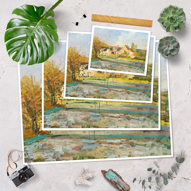 Schöne Wandbilder Camille Pissarro - Landschaft bei Pontoise