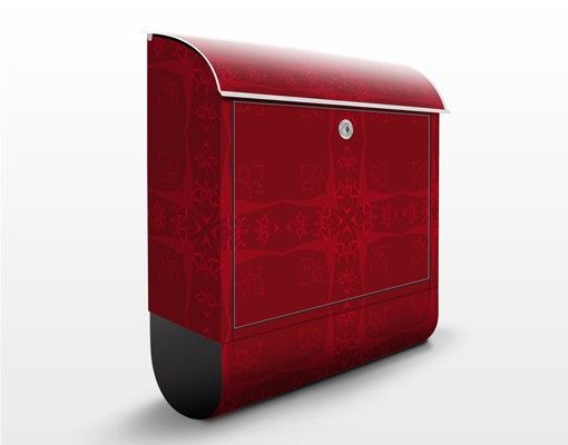 Rote Briefkasten Rotes Orient Ornament