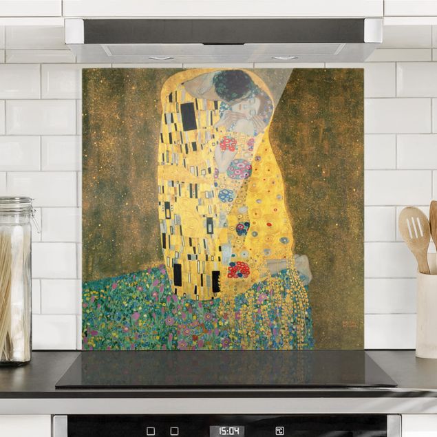 Bilder Jugendstil Gustav Klimt - Der Kuß
