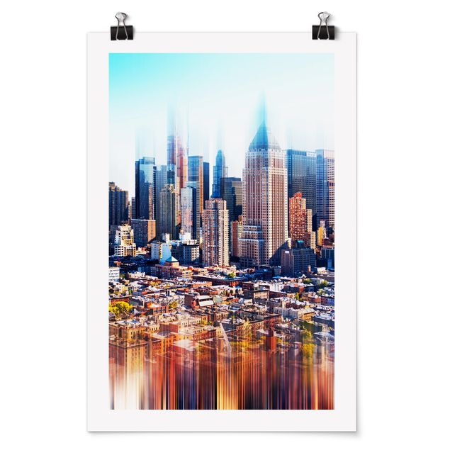 Poster kaufen Manhattan Skyline Urban Stretch