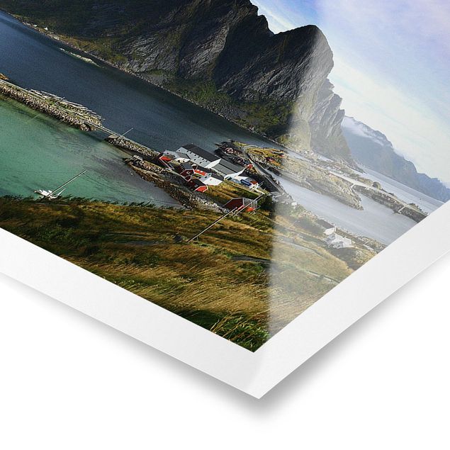 Poster - Nordisches Paradies - Panorama Querformat