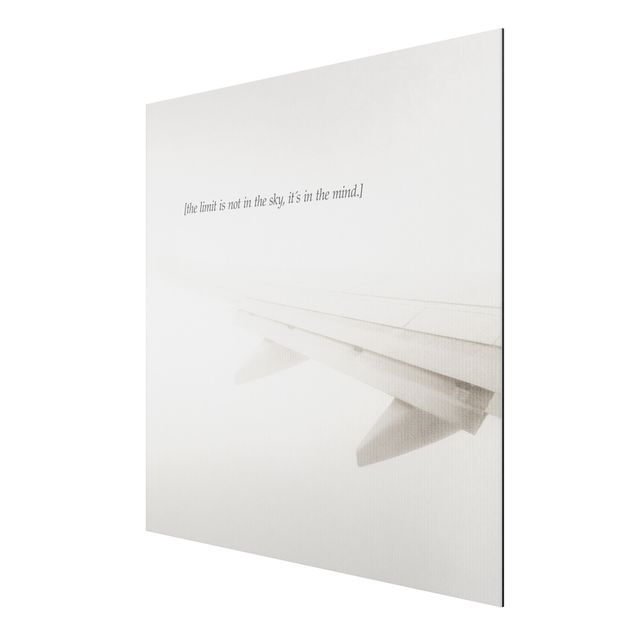 Aluminium Print - Lyrische Landschaften - Himmel - Quadrat 1:1