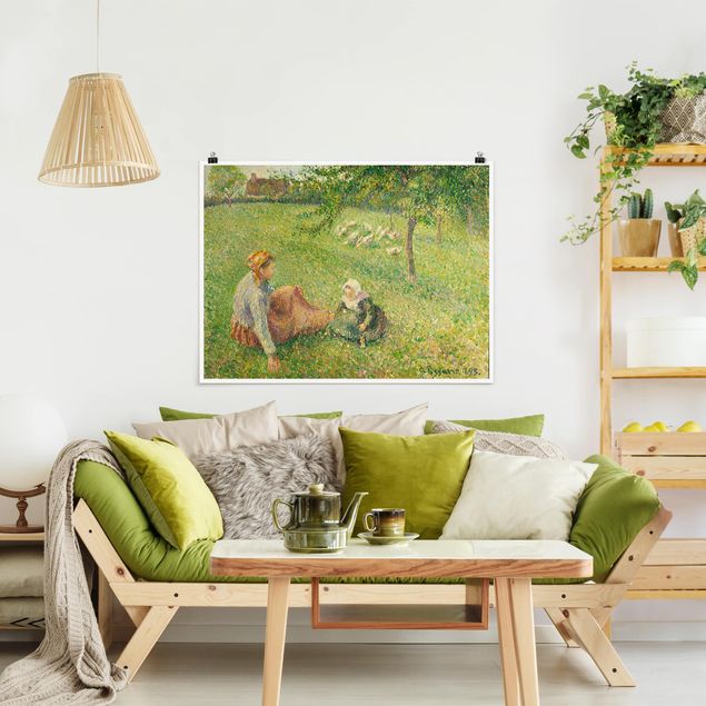 Bilder Romantik Camille Pissarro - Gänsehirtin