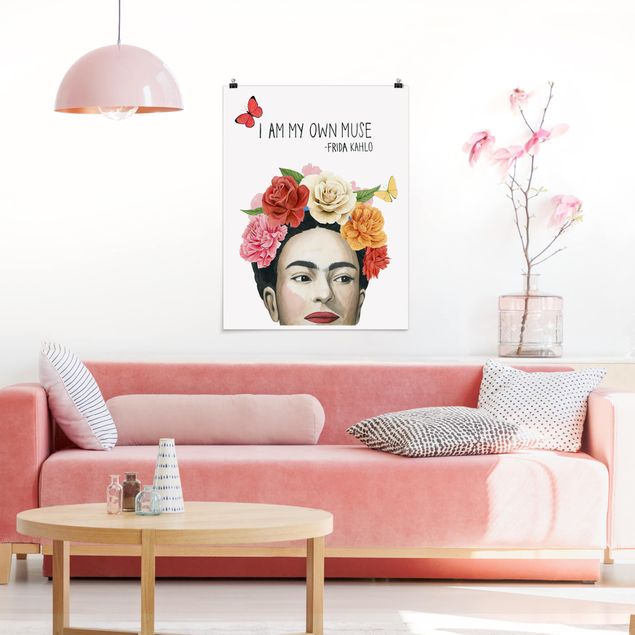 Blumen Poster Fridas Gedanken - Muse