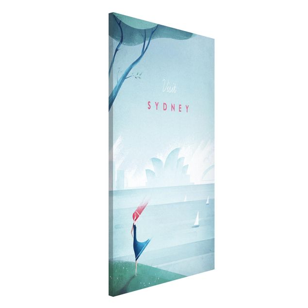 Magnettafel Strand Reiseposter - Sidney