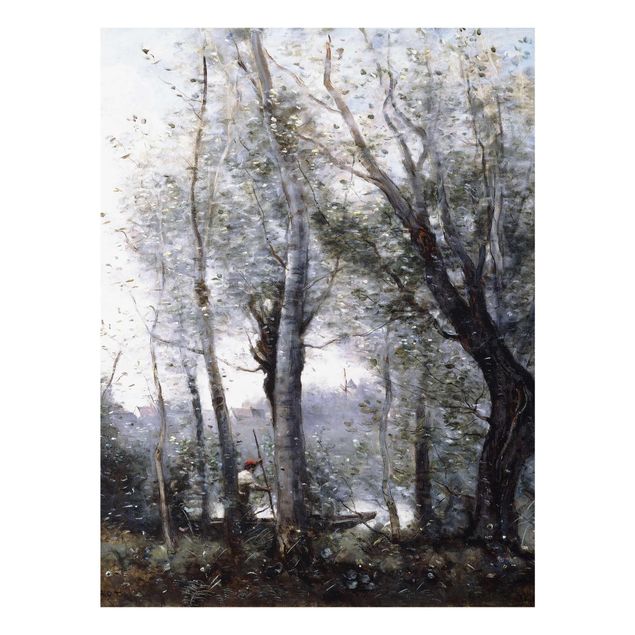 Jean-Baptiste Camille Corot Bilder Jean-Baptiste Camille Corot - Ein Flussschiffer