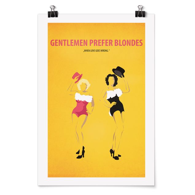 Poster bestellen Filmposter Gentlemen prefer blondes