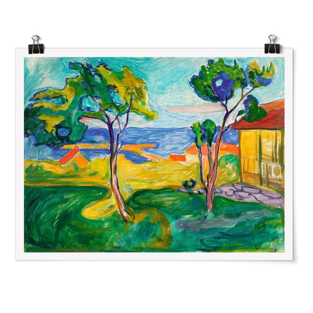 Poster - Edvard Munch - Der Garten - Querformat 3:4