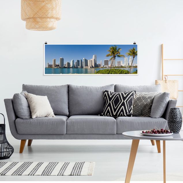 Wandbilder Miami Beach Skyline