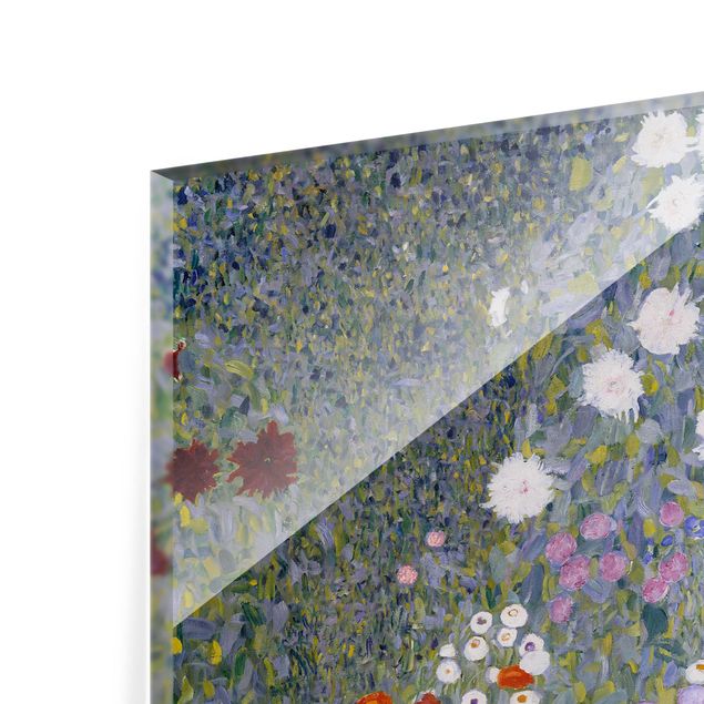 Wandbilder Kunstdruck Gustav Klimt - Bauerngarten