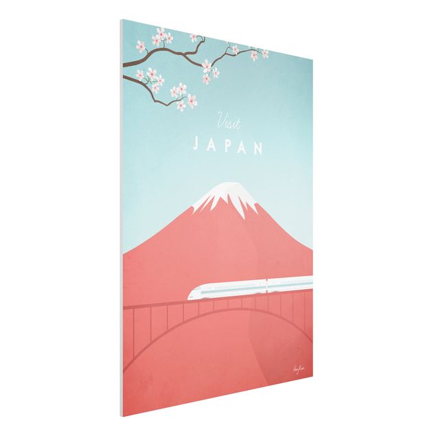 Foto auf Hartschaumplatte Reiseposter - Japan
