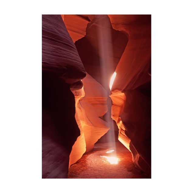 Teppich orange Lichtschacht im Antelope Canyon