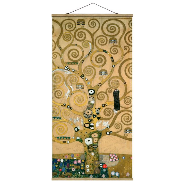 Stoffbilder zum Aufhängen Gustav Klimt - Der Lebensbaum