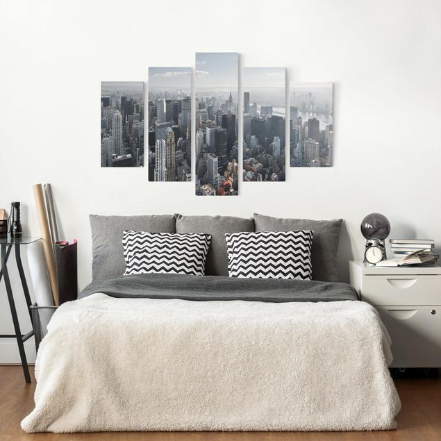 Moderne Leinwandbilder Wohnzimmer Upper Manhattan New York City