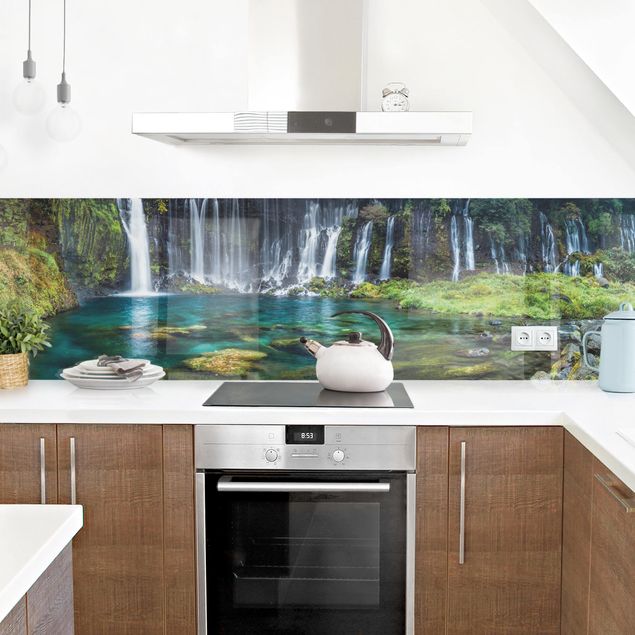 Küchenrückwand Skyline Shiraito Wasserfall