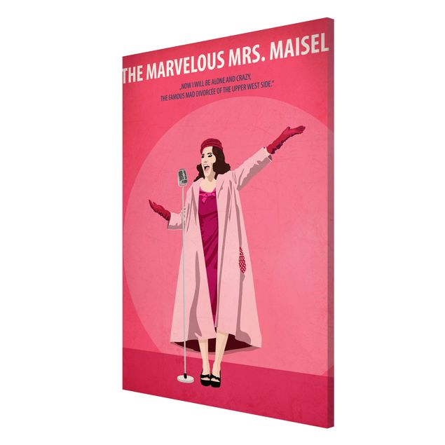 Magnettafel Filmposter The marvelous Mrs Maisel