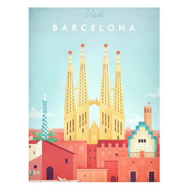 Henry Rivers Bilder Reiseposter - Barcelona