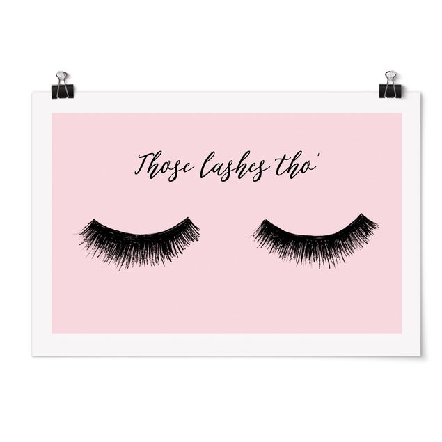 Poster Wimpern Chat - Lashes