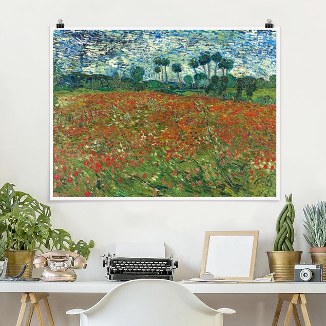 Impressionismus Bilder Vincent van Gogh - Mohnfeld